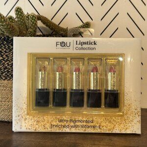NEW BFY COSMETICS 5 Pack Lipstcks Ultra Pigmented Lipstick Collection Vitamin E